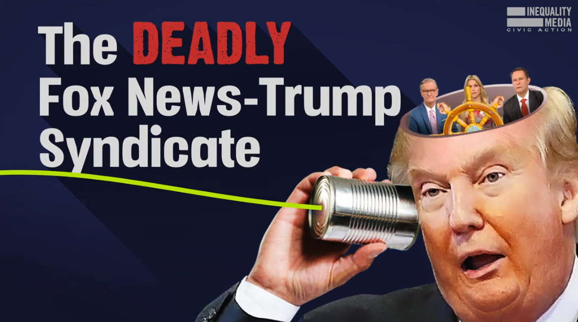 Trump spouts a shocking amount of misinformation during his daily press briefings, but it’s Fox News’ equally misleading coverage of the crisis that closes the lethal circuit of lies. (Photo: Screenshot)