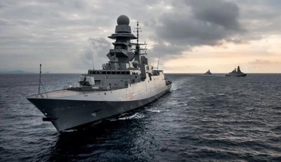 Photo: Promotional image of the Italian frigate the U.S. Navy is adapting for construction at Marinette. (Photo: Fincantieri)