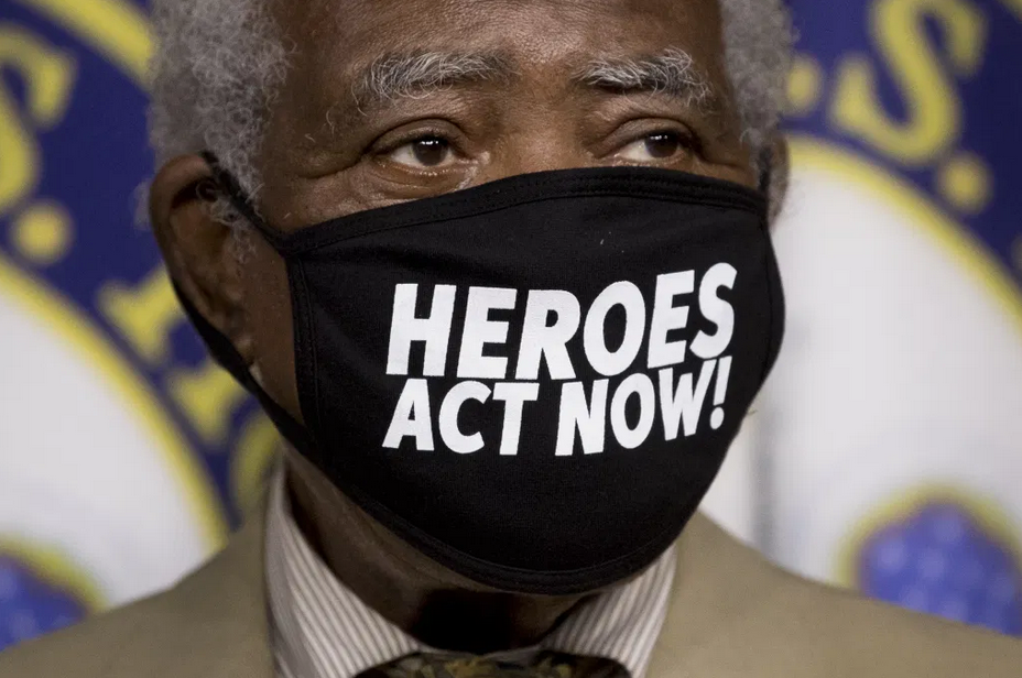 Rep. Danny Davis, D-Ill., at a news conference on Capitol Hill on Friday, July 24, 2020, on the extension of federal unemployment benefits. (Photo: AP Photo/Andrew Harnik)