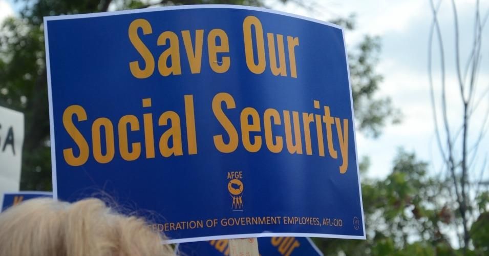 "Trump has already ordered the Treasury Department to stop collecting Social Security's dedicated payroll contributions for the next four months pursuant to the Internal Revenue Code, which permits deferrals of taxes when a disaster is declared," writes Altman. (Photo: AFGE)