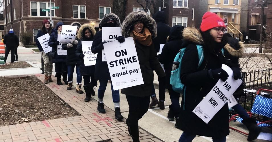 Charter school teachers in Chicago are striking