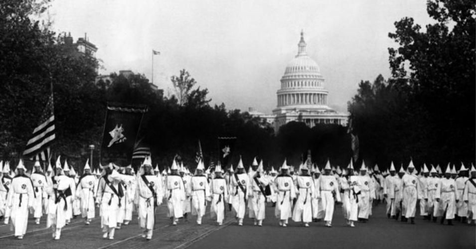 Klu Klux Klan rally on the National Mall, 1926. (Photo: Shutterstock)