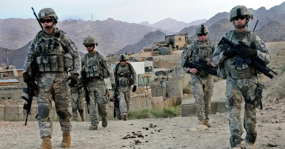 U.S. troops patrol near Forward Operating Base Baylough in Zabul province, Afghanistan. (Photo: U.S. Army/Public Domain) 