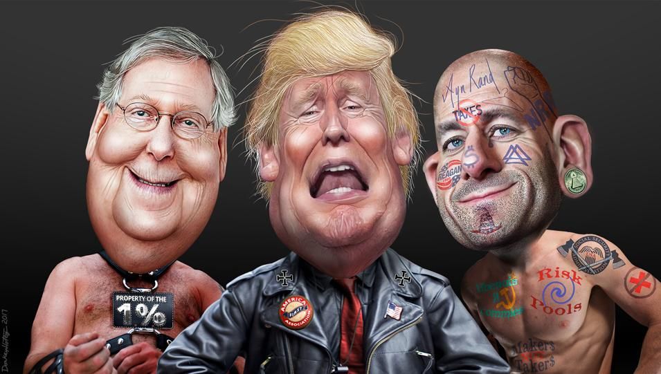 The Terrible Trio: Mitch McConnell, Donald Trump & Paul Ryan