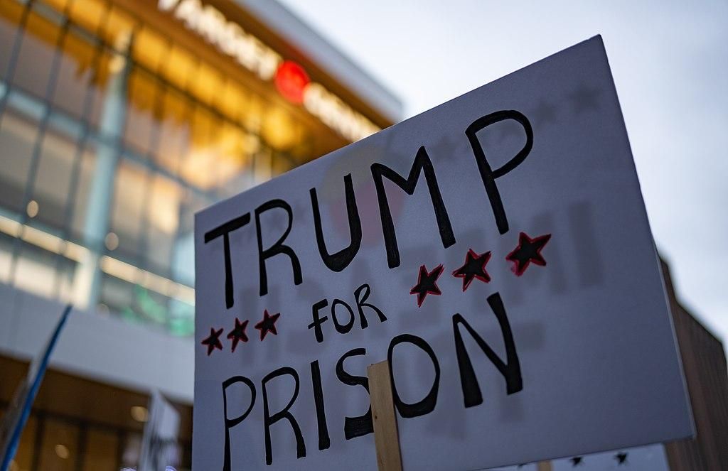 Protesters gathered outside of the Target Center in Minneapolis, Minnesota, where President Donald J. Trump held a campaign rally on October 10, 2019. (Photo: Tony Webster, Wikimedia)
