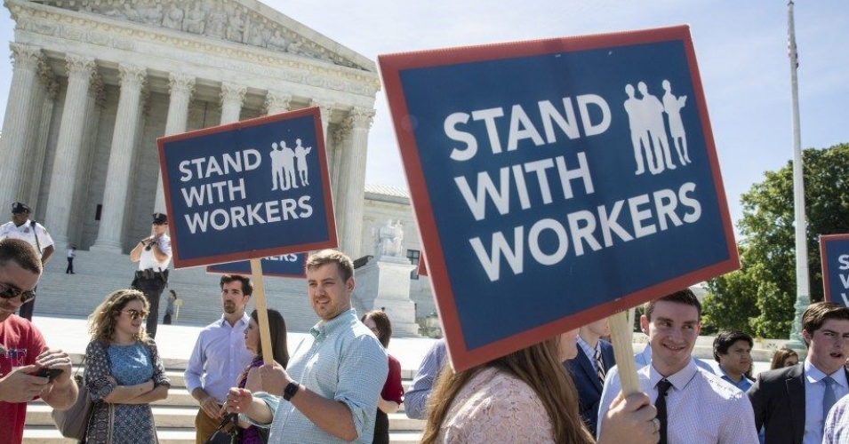 While two of every three Americans support unions and half of them would join a union if they had a chance, only 15% of American workers were union members in 2020. (Photo: Shutterstock)