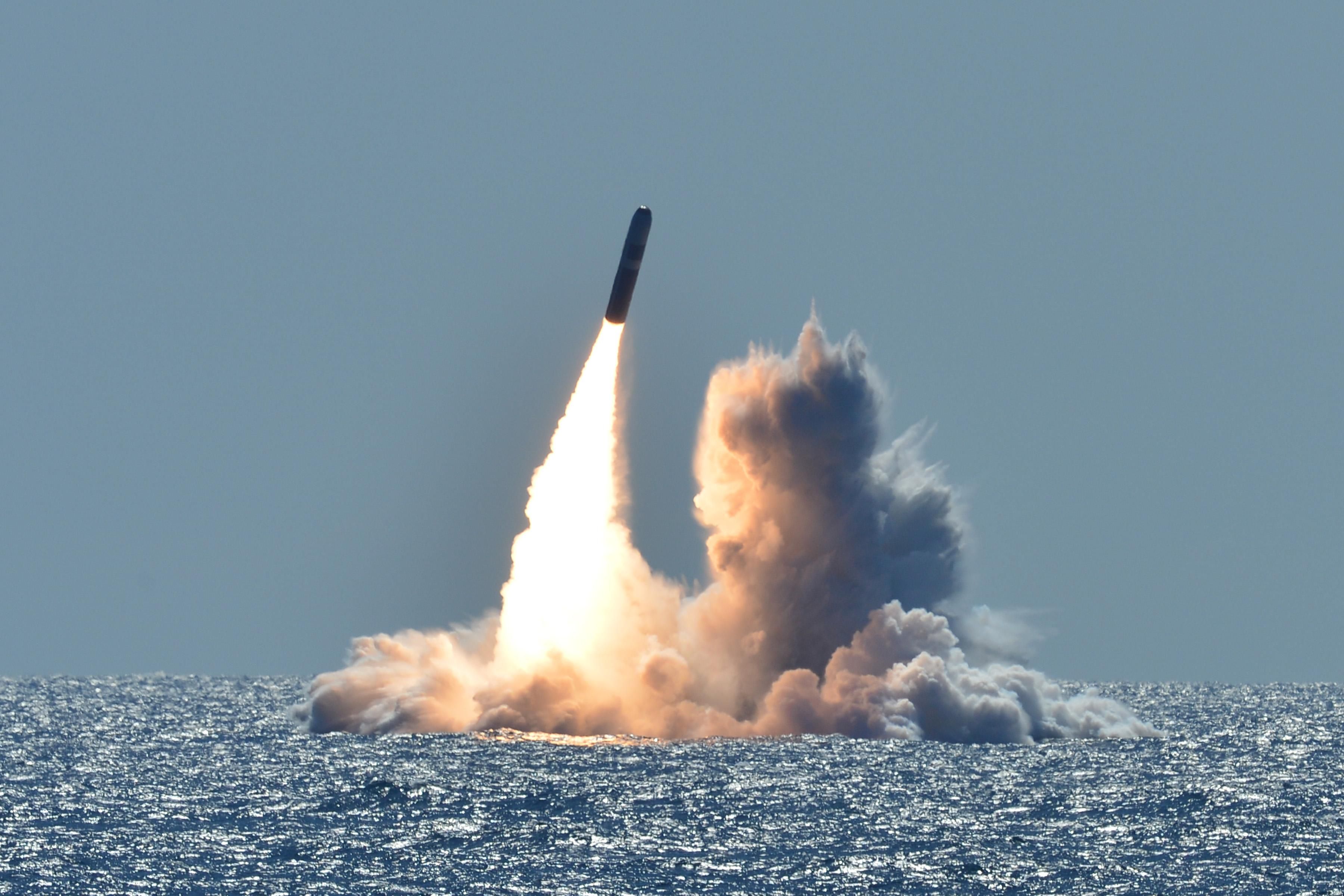 unarmed Trident II D5 missile