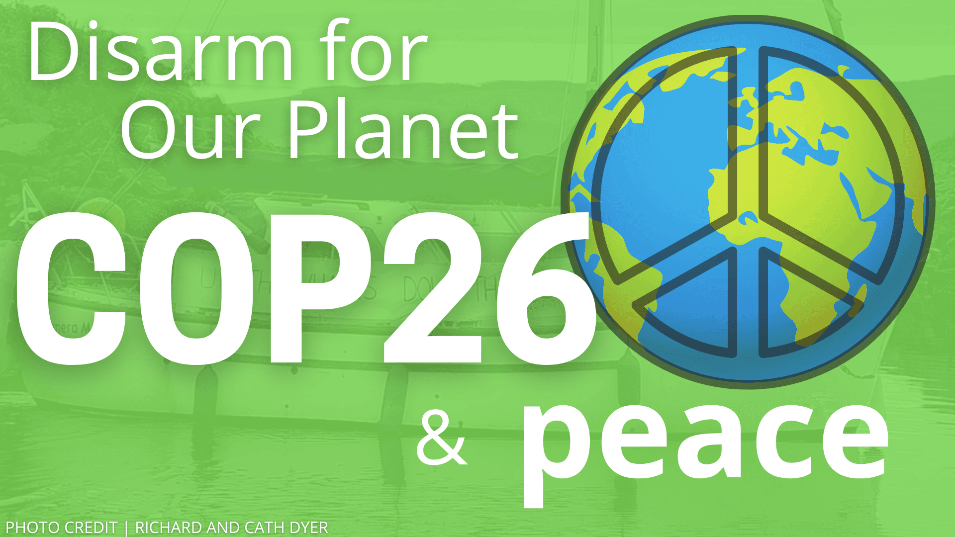 Disarm for our planet