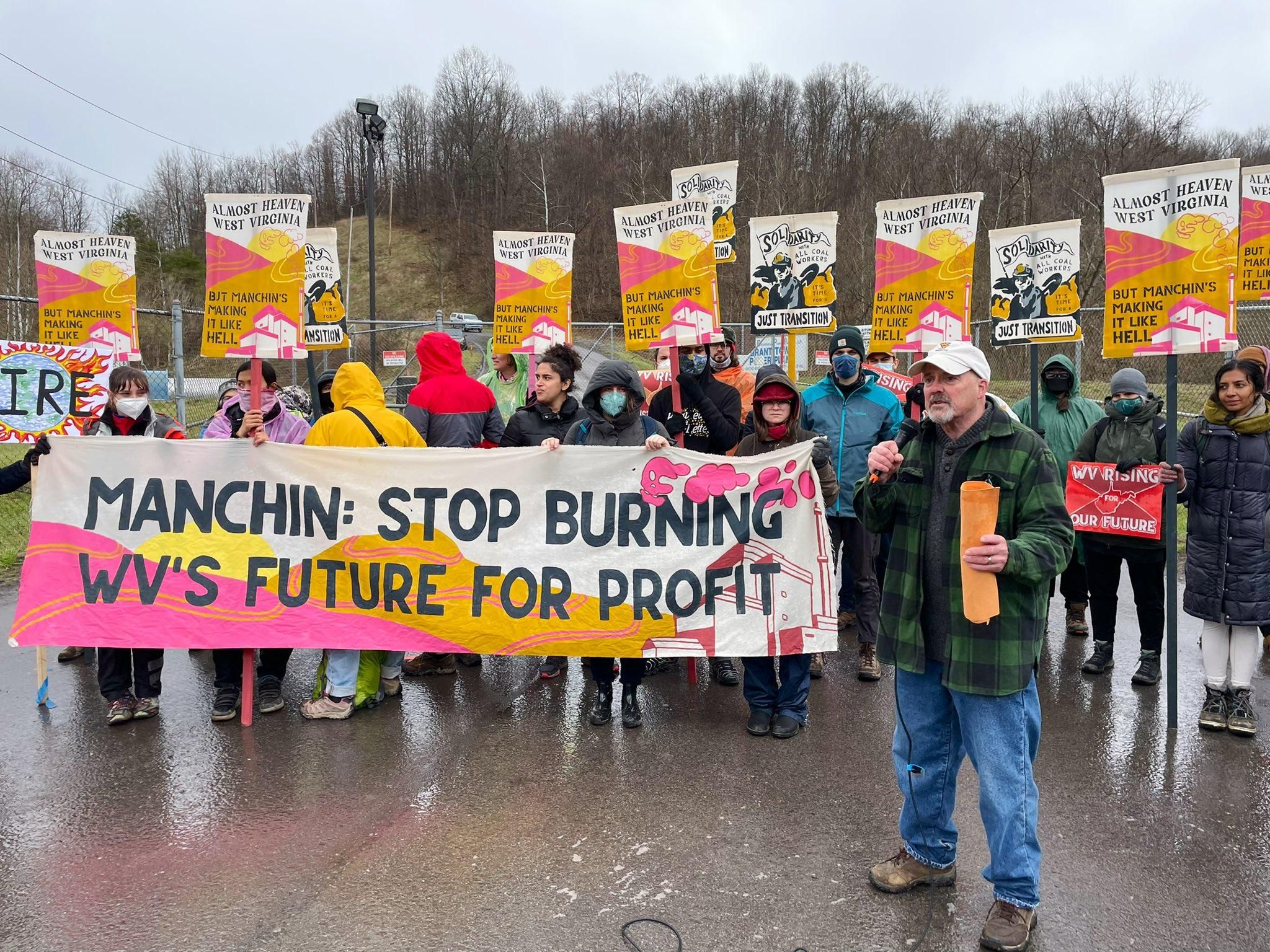 Coal Baron Blockade protest