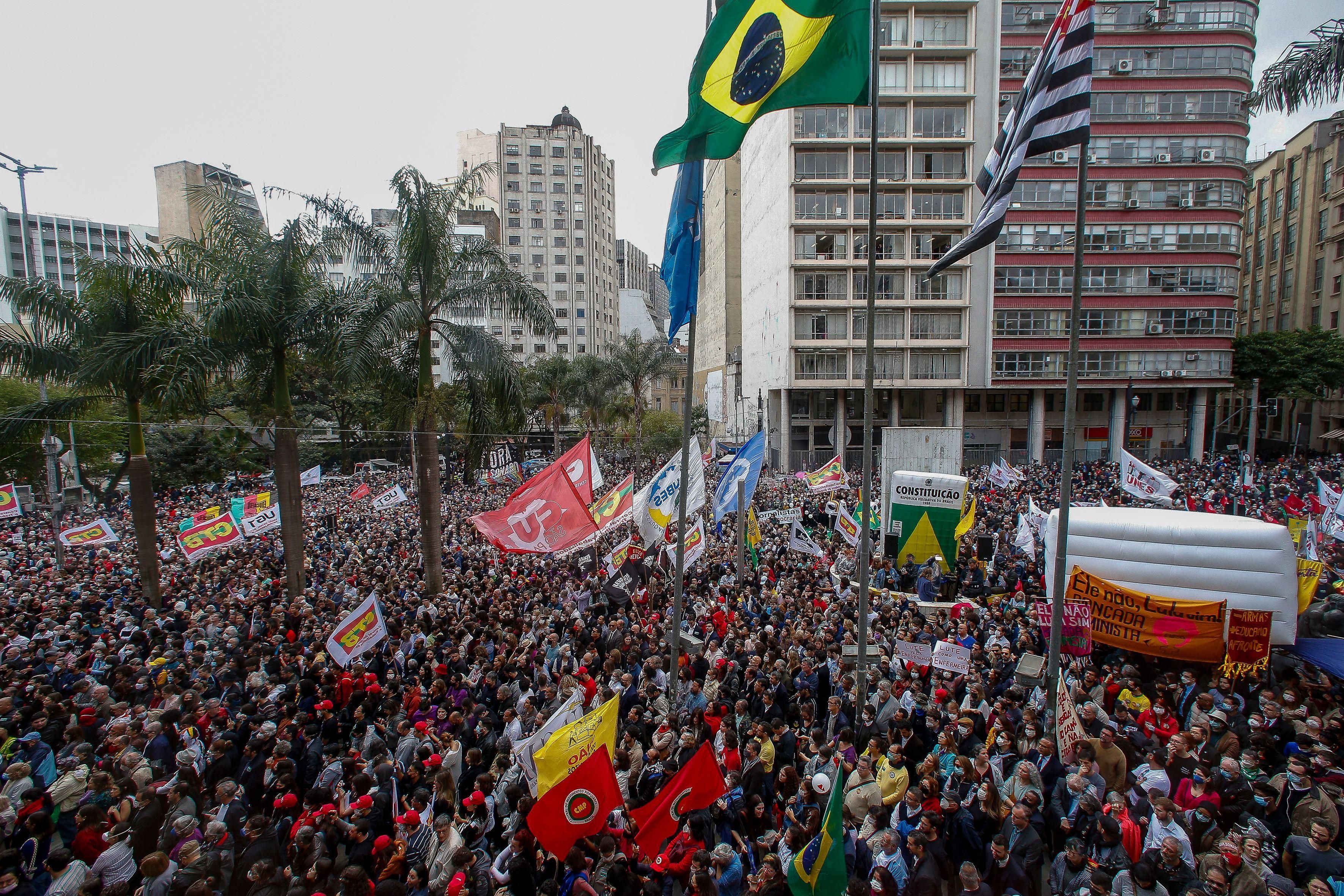 Brazil pro-democracy protests