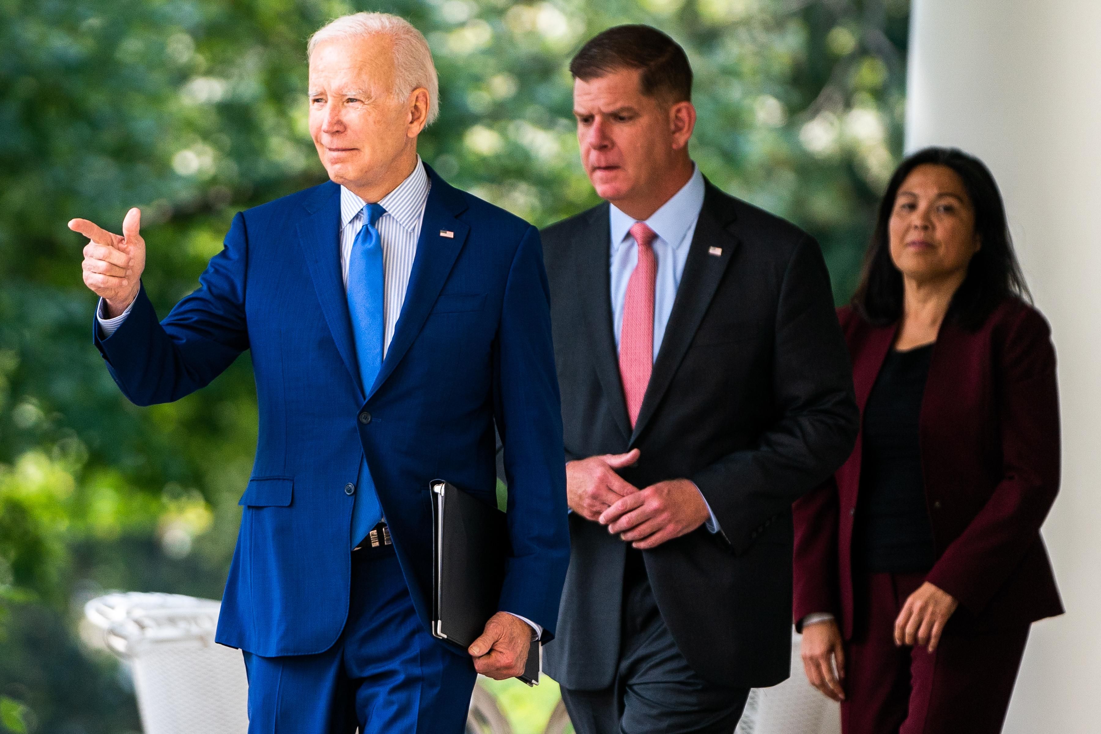 Joe Biden and Marty Walsh at the White House